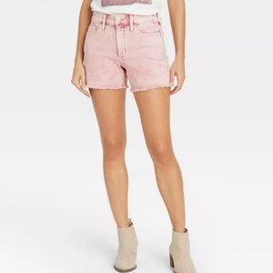 Universal Thread High Waisted Acid Wash Shorts